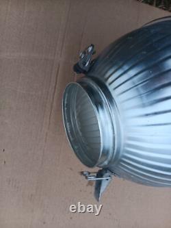 Globe d'éclairage de rue vintage General Electric Forme 207 à bol profond