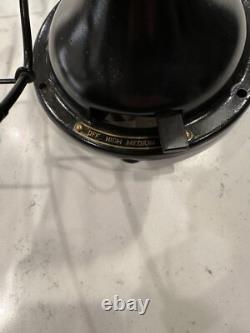 Grand ventilateur de bureau industriel GE General Electric antique en excellent état 13