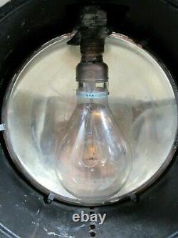 Grande Balise Lumineuse Industrielle Vintage/antique Ge General Electric Searchlight