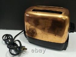 Grille-pain électrique en cuivre Vintage Universal #2857 fonctionnant