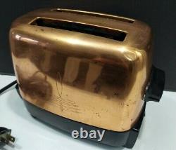 Grille-pain électrique en cuivre Vintage Universal #2857 fonctionnant