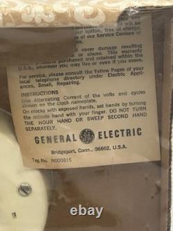 Horloge Daisy Glow General Electric Modèle 2150K NOS VTG Années 1960 Cuisine À LIRE