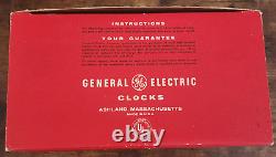 Horloge Électrique Vintage General Electric Yachtsman Brown 7HB167