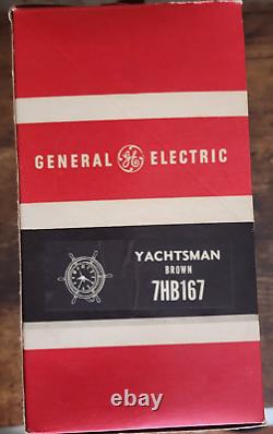 Horloge Électrique Vintage General Electric Yachtsman Brown 7HB167