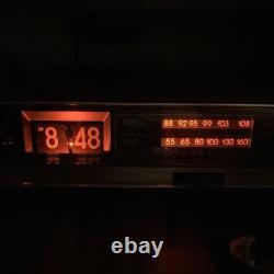 Horloge Flip Vintage GE General Electric 7-4420 Radio AM FM Rénovée