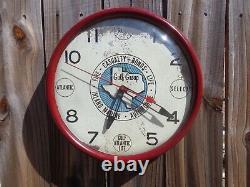 Horloge Murale De Publicité Générale Vintage Modèle 6613a