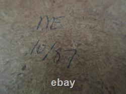 Horloge Murale Scolaire Vintage Fonctionnelle General Electric 17,5 Verre