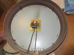 Horloge Murale Scolaire Vintage Fonctionnelle General Electric 17,5 Verre