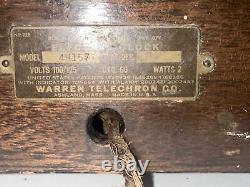 Horloge TELECHRON General Electric Vintage Modèle 4H157 de la compagnie WARREN TELECHRON CO. Pièces