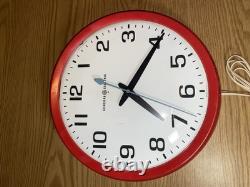Horloge Vintage Générale Électrique Fonctionnelle Modèle 2012 14 École Industrielle