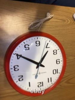 Horloge Vintage Générale Électrique Fonctionnelle Modèle 2012 14 École Industrielle