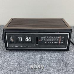 Horloge à retournement vintage GE General Electric 7-4300E Radio AM FM rénovée