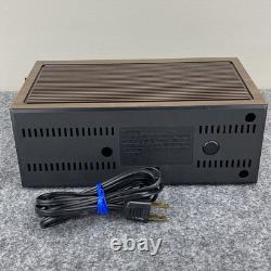 Horloge à retournement vintage GE General Electric 7-4300E Radio AM FM rénovée