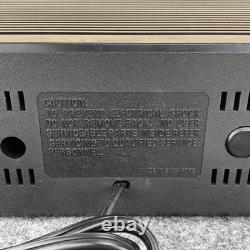 Horloge à retournement vintage GE General Electric 7-4300E Radio AM FM rénovée