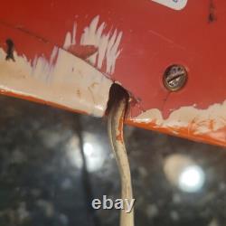 Horloge de Chef General Electric Vintage ORANGE 1946-1948 avec Minuteur Modèle 2H18 Testée