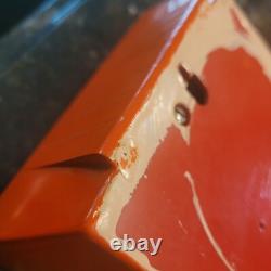 Horloge de Chef General Electric Vintage ORANGE 1946-1948 avec Minuteur Modèle 2H18 Testée