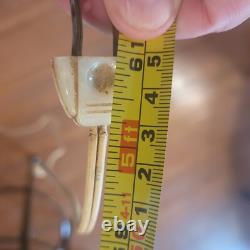 Horloge de Chef General Electric Vintage ORANGE 1946-1948 avec Minuteur Modèle 2H18 Testée