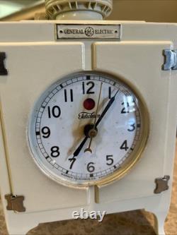 Horloge de Réfrigérateur Vintage GE Telechron (MAGNIFIQUE)