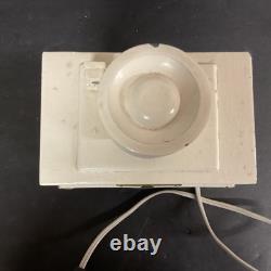 Horloge de bureau rare Vintage GE Telechron General Electric Réfrigérateur