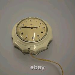 Horloge de cuisine murale vintage 8 MCM GE Electric General Electric Hostess 2H02 FONCTIONNE