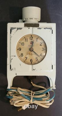 Horloge de réfrigérateur General Electric Telechron VTG GE avec cordon USA NON FONCTIONNEL