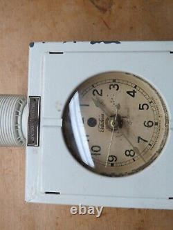 Horloge de réfrigérateur rare Telechron Vintage General Electric des années 1930-40