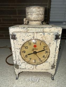 Horloge de réfrigérateur vintage Telechron General Electric rare Horloge de réfrigérateur vintage Telechron General Electric rare