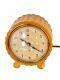 Horloge De Réveil Vintage Art Déco En Bakélite De Couleur Caramel General Electric En Excellent état
