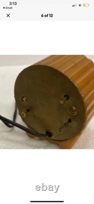 Horloge électrique Art Déco en Bakélite Catalin Vintage de General Electric