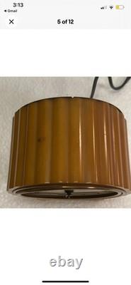 Horloge électrique Art Déco en Bakélite Catalin Vintage de General Electric