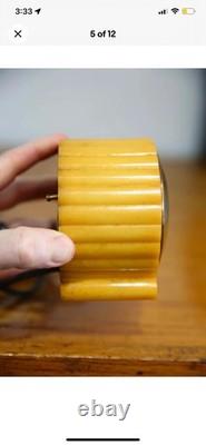 Horloge électrique antique Art Déco Catalin Bakélite Vintage Ge General Electric