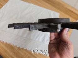 Horloge étoile en plastique brun General Electric moderne danois vintage Mcm