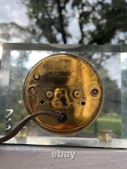 Horloge intérieure américaine vintage de General Electric Telechron