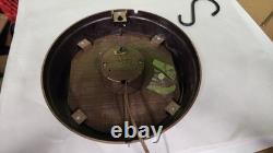 Horloge murale Vintage GE General Electric Telechron École Fonctionne Bakélite 10,5