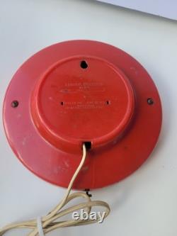 Horloge murale de cuisine General Electric 2H26 vintage des années 1950 FONCTIONNE 7.5