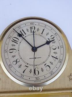 Horloge murale de guerre révolutionnaire General Electric Vtg One If By Land Two If By Sea