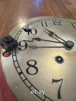 Horloge murale industrielle Vintage General Electric CS-9, cloche de navire, incendie