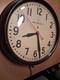Horloge Murale Industrielle D&rsquo;&eacute;cole Vintage General Electric 14 1/2 &agrave; &oelig;il Rouge, Ge Fonctionnelle