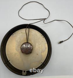 Horloge murale scolaire Vintage General Electric Telechron Modèle 1HA1612 Fonctionnelle