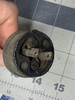 Horloge murale scolaire vintage GE Red Eye General Electric 1H1612 14-1/2 Fonctionne