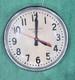 Horloge Murale Scolaire Vintage Ge Red Eye General Electric 1ha1612 14-1/2