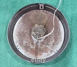 Horloge murale scolaire vintage GE Red Eye General Electric 1HA1612 14-1/2