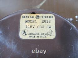 Horloge murale scolaire vintage GE Red Eye General Electric 2912 - Révisée