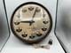 Horloge Murale Vintage Ge General Electric Militaire En Bak&eacute;lite 12/24 Heures 17,5 Pouces &Agrave; Lire