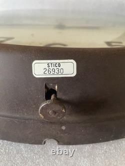 Horloge murale vintage GE Red Eye grande General Electric 1H1615 17-1/2 fonctionne