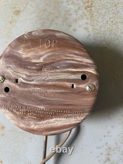 Horloge murale vintage GE Red Eye grande General Electric 1H1615 17-1/2 fonctionne