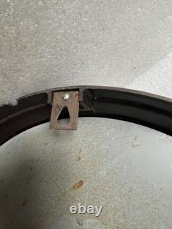 Horloge murale vintage GE Red Eye grande General Electric 1H1615 17-1/2 fonctionne