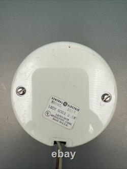 Horloge murale vintage General Electric 14 brune modèle 2012 en état de marche - verre en face