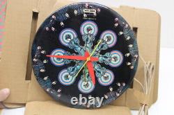 Horloge murale vintage Peter Max General Electric (GE) neuve, jamais utilisée