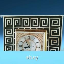 Horloge murale vintage en or de la General Electric des années 1960, style moderne du milieu du siècle.